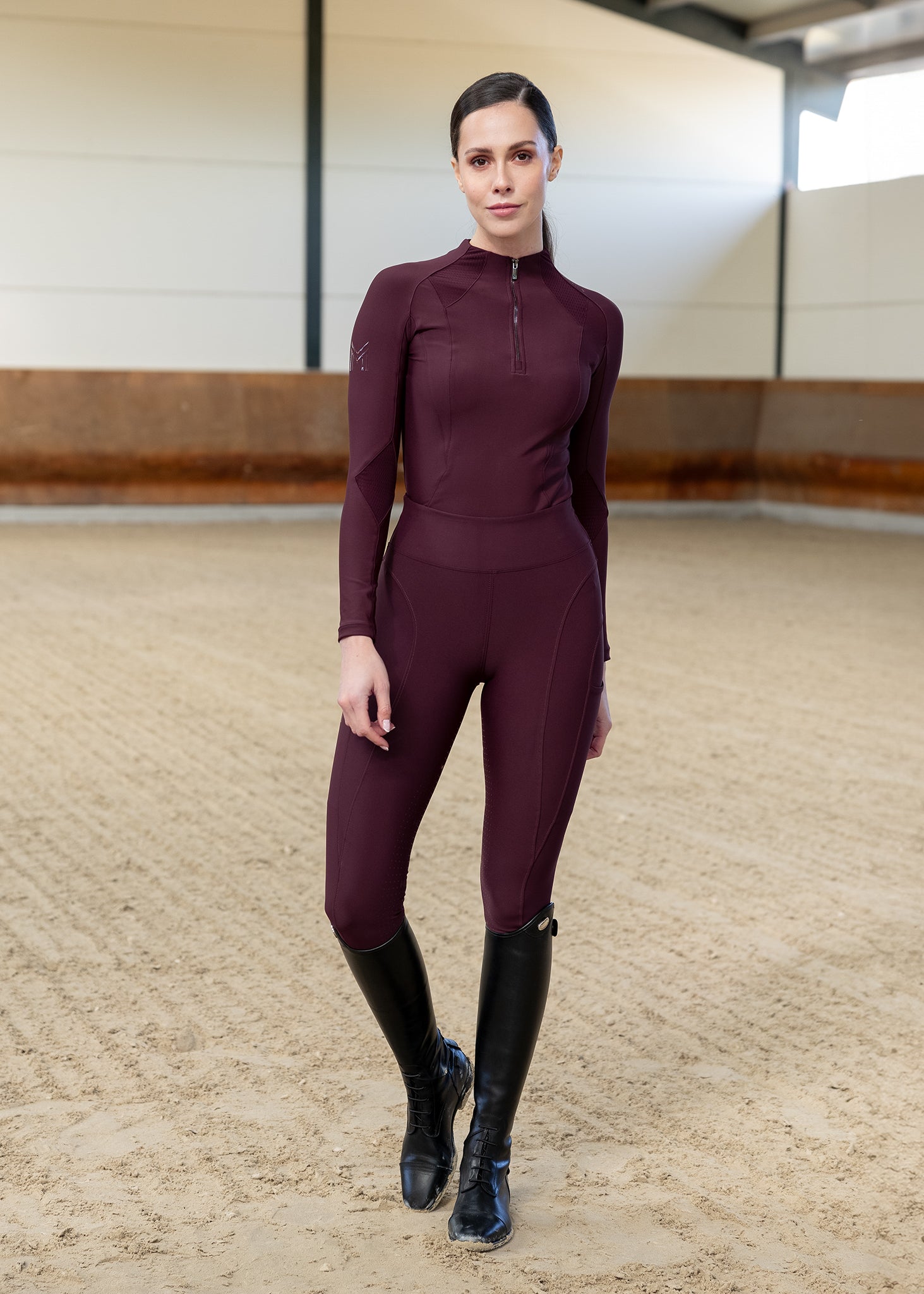 Maximilian - Frame Long Sleeve Base Layer - Cheval Equestrian Inc.