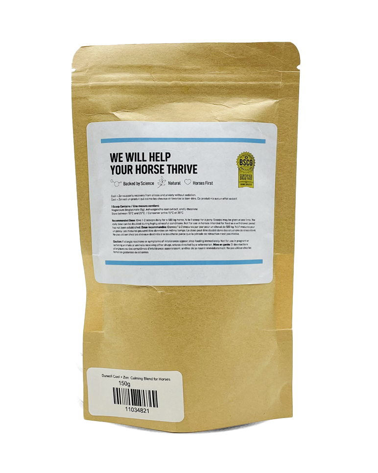 Durwell Cool + Zen: Calming Blend for Horses - Cheval Equestrian Inc.