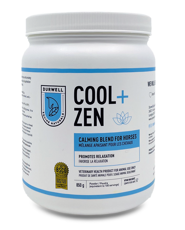 Durwell Cool + Zen: Calming Blend for Horses - Cheval Equestrian Inc.