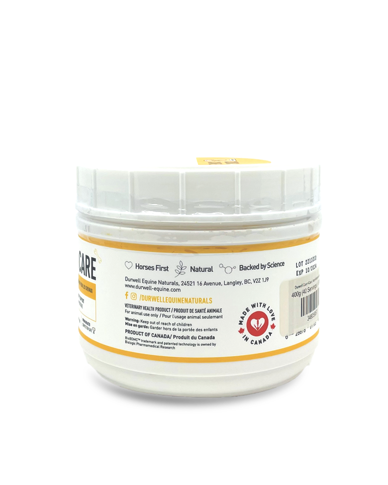Durwell Curc+Care: Anti-Inflammatory and Immunity Support - Cheval Equestrian Inc.