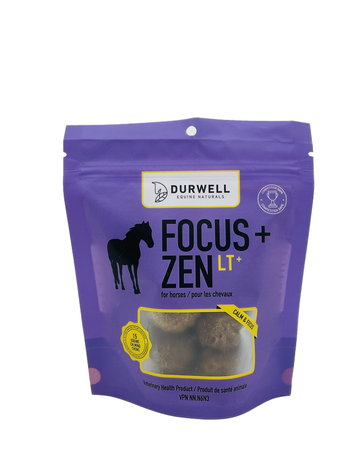 Durwell Focus+Zen: LT+ Calming Chew - Cheval Equestrian Inc.
