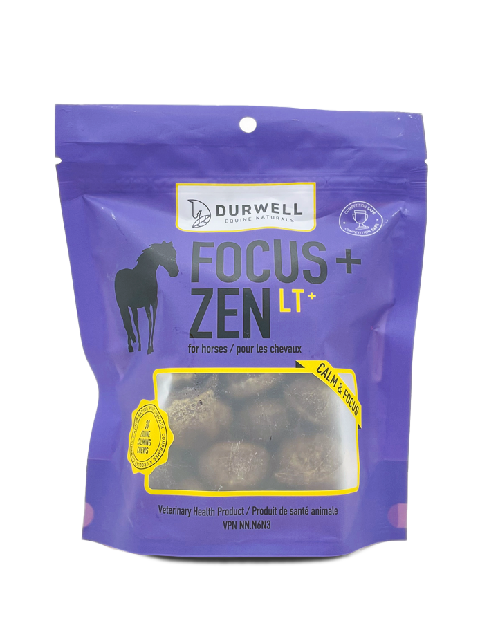 Durwell Focus+Zen: LT+ Calming Chew - Cheval Equestrian Inc.