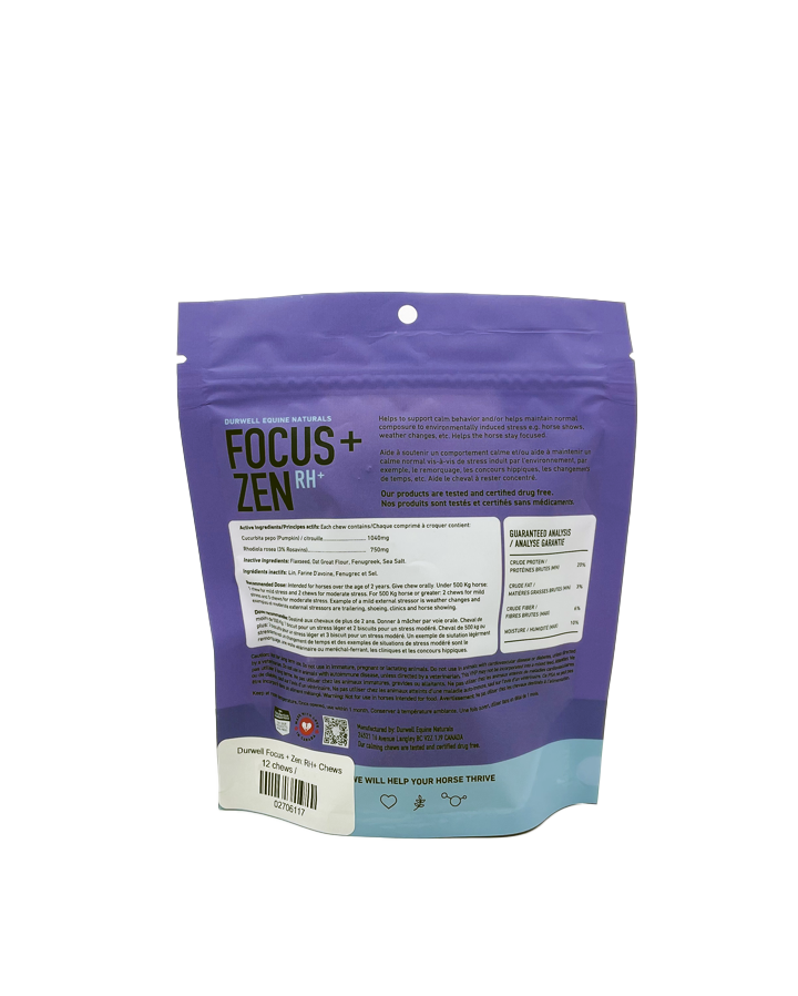 Durwell Focus + Zen: RH+ Chews - Cheval Equestrian Inc.