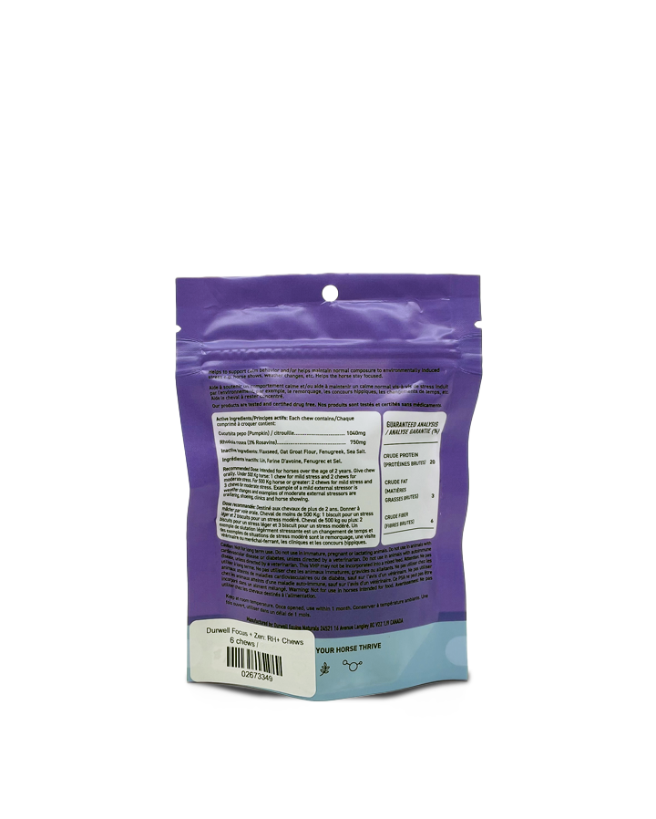 Durwell Focus + Zen: RH+ Chews - Cheval Equestrian Inc.