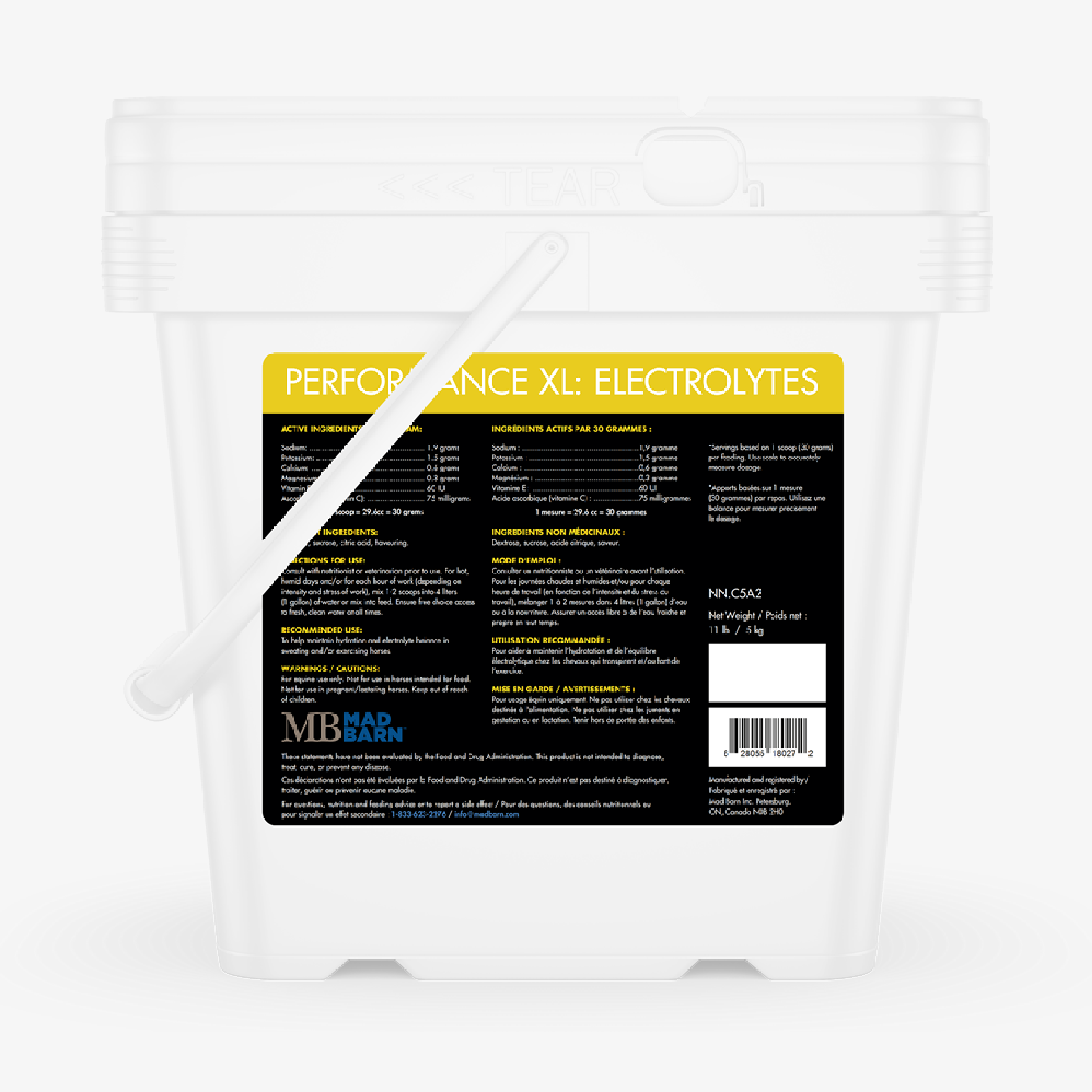MadBarn - Performance XL: Electrolytes - Cheval Equestrian Inc.