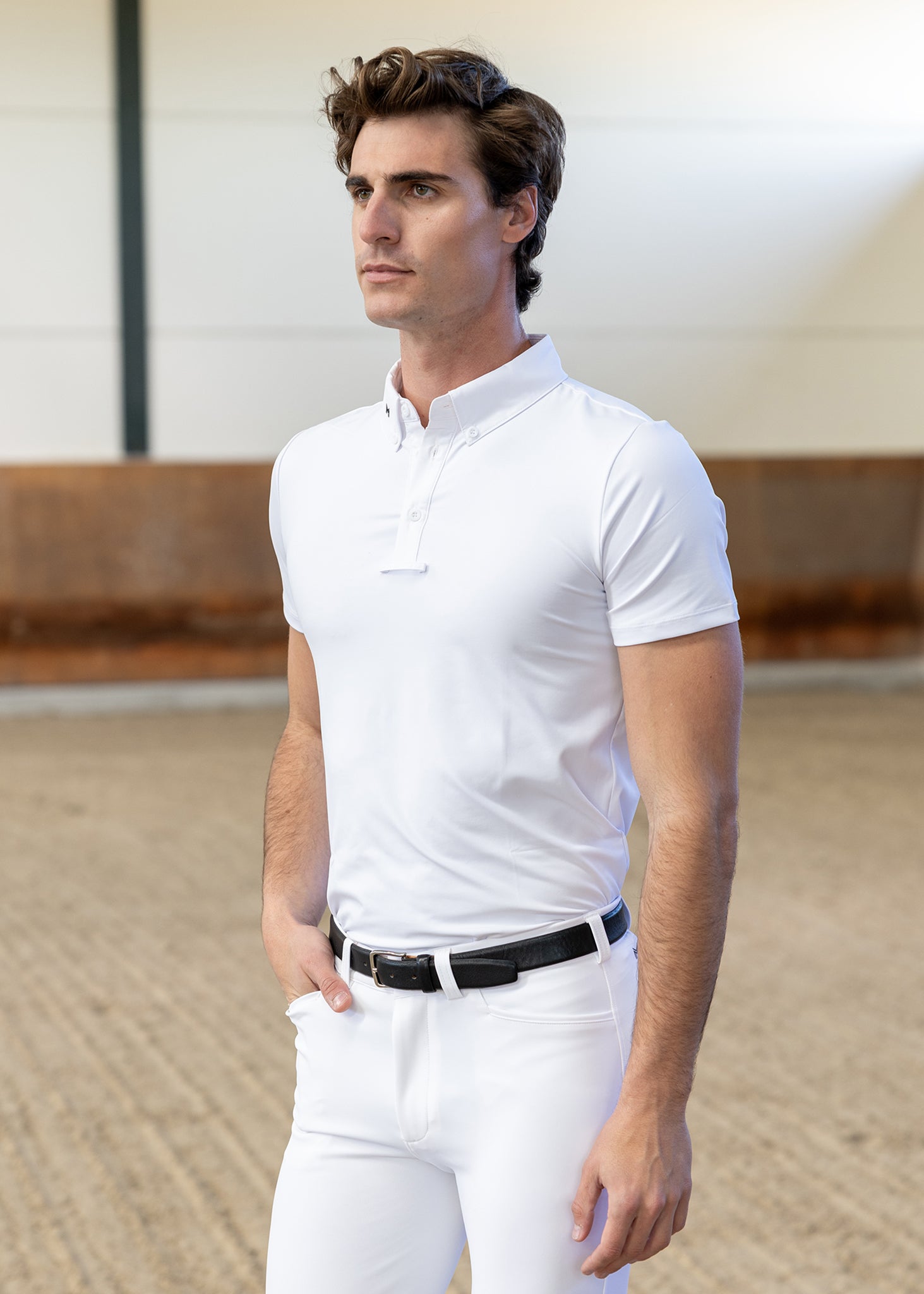 Maximilian - Active Short Sleeve Competition Shirt - Cheval Equestrian Inc.