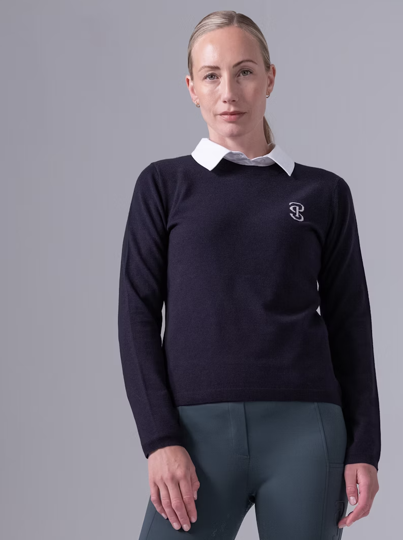 PS of Sweden - Logo Knit Sweater - Cheval Equestrian Inc.