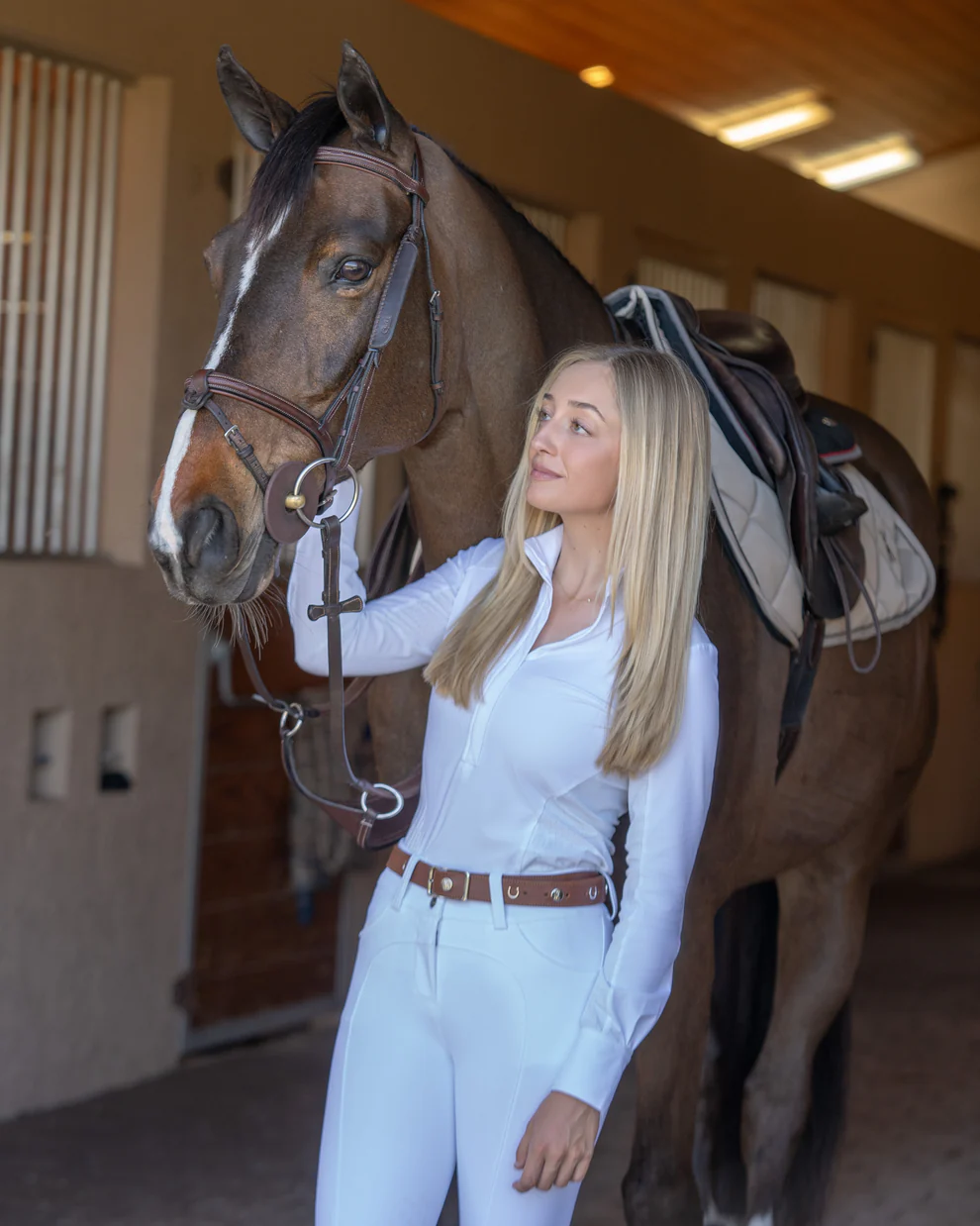 YAGYA - Long Sleeve Competition Shirt - Cheval Equestrian Inc.