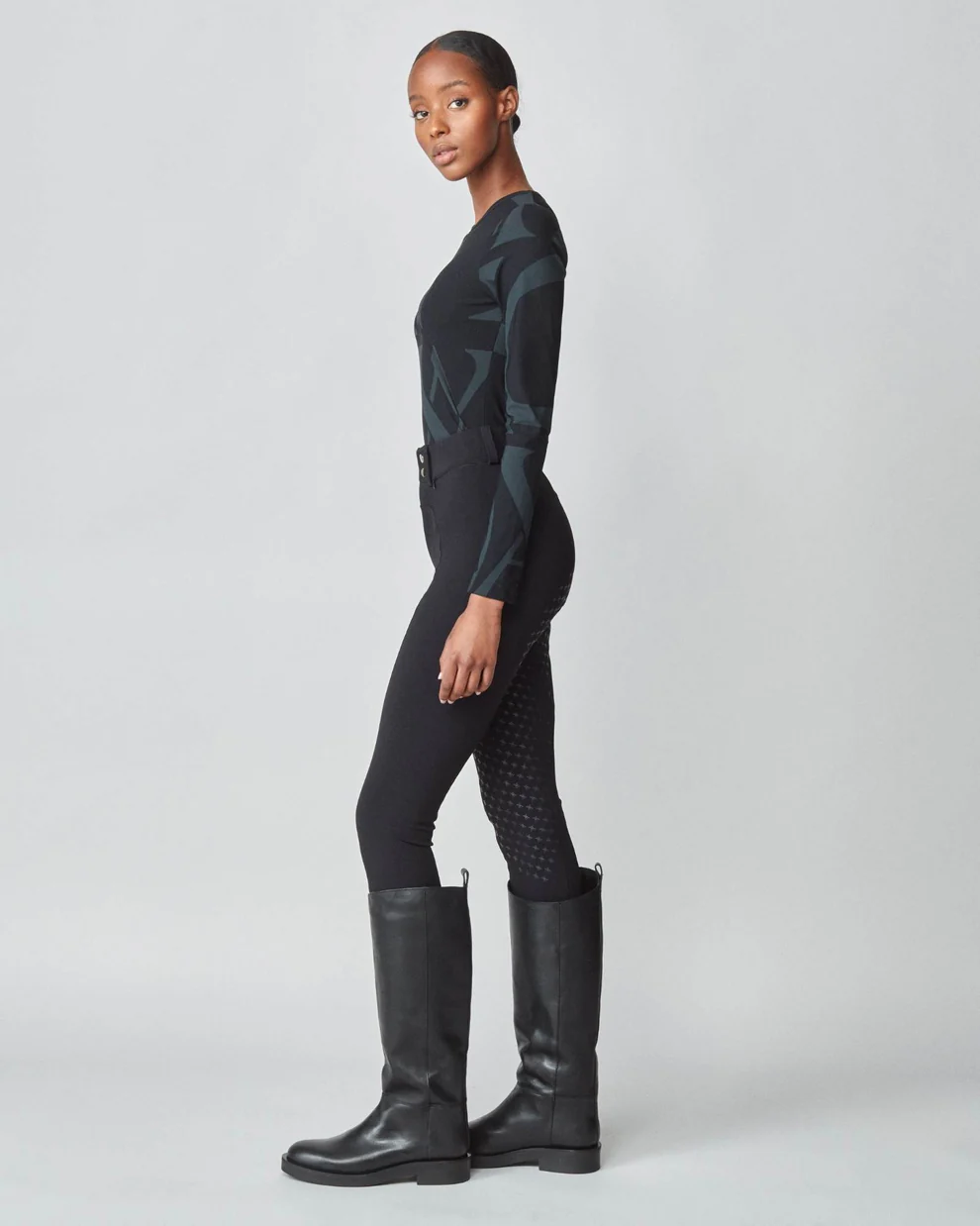 YAGYA - Monogram Long-Sleeve Shirt - Cheval Equestrian Inc.