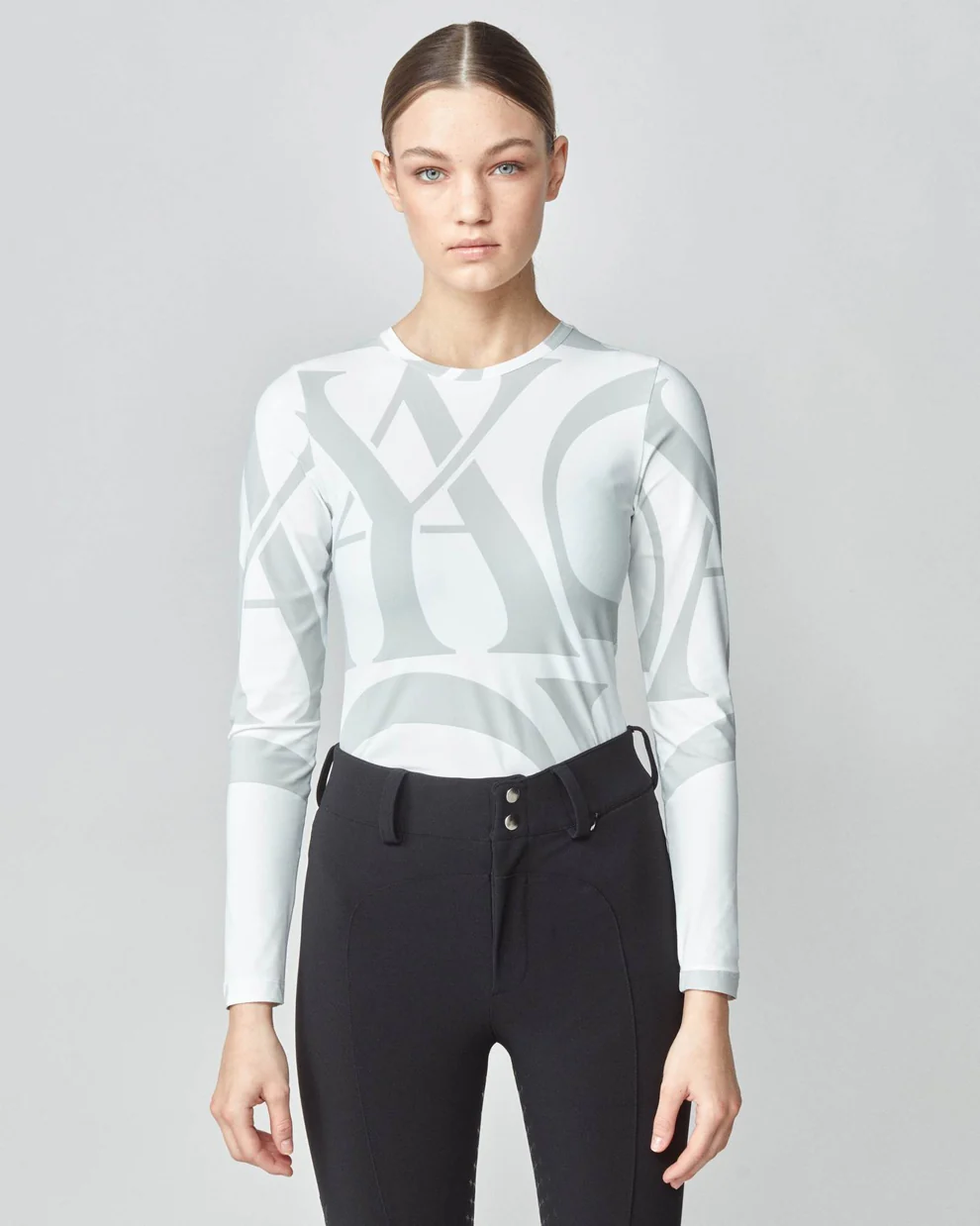 YAGYA - Monogram Long-Sleeve Shirt - Cheval Equestrian Inc.