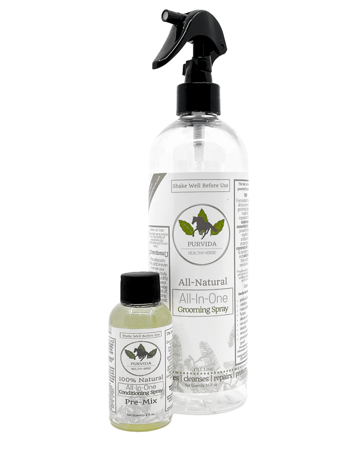 Purvida - All-In-One Natural Grooming Spray - Cheval Equestrian Inc.