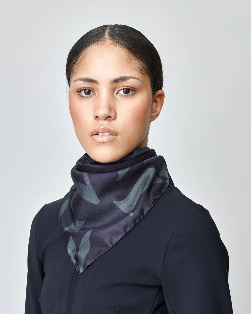 YAGYA - Monogram Silk Scarf - Cheval Equestrian Inc.